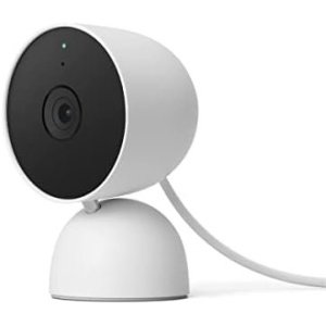 Google indoor Nest Security Cam 1080p (Wired) - 2nd Generation - Snow