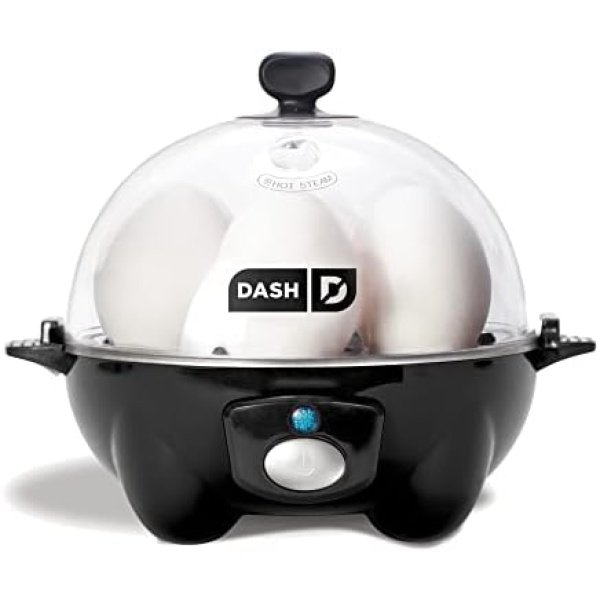 DASH Rapid Egg Cooker: 6 Egg Capacity Electric Egg Cooker for Hard Boiled Eggs
