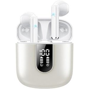 Jesebang Wireless Earbuds, Bluetooth Headphones HiFi Stereo, Mini in-Ear