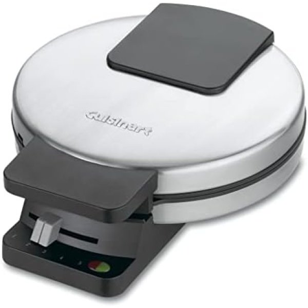 Cuisinart WMR-CAP2 Round Classic Waffle Maker, Brushed Stainless,Silver