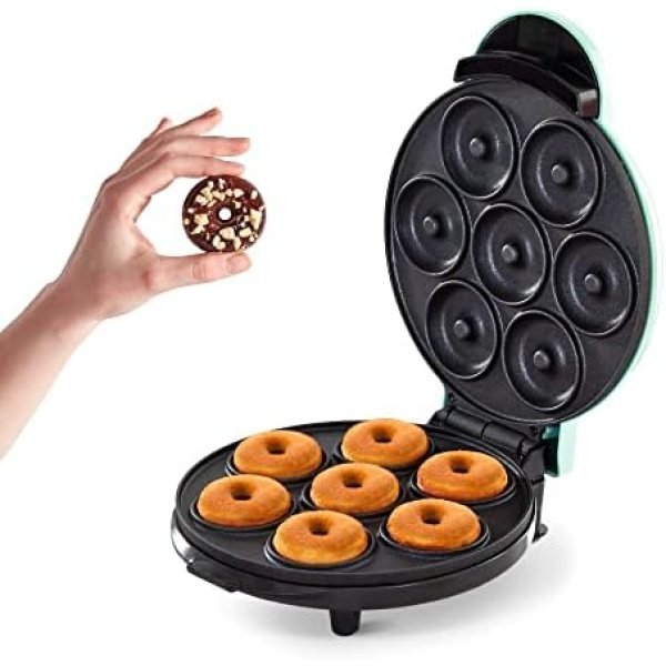 DASH Mini Donut Maker Machine for Kid-Friendly Breakfast, Snacks, Desserts
