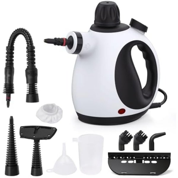 KOITAT Handheld Steam Cleaner, Steam Cleaner for Home with 10 Accessory Kit